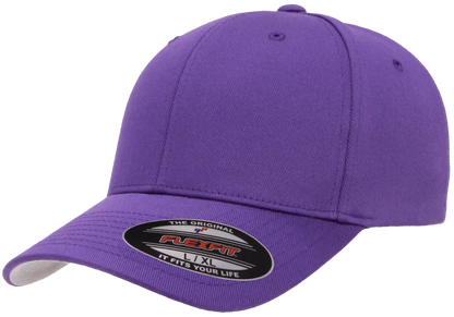 Flexfit Wooly Combed 6-Panel Fitted Baseball Cap