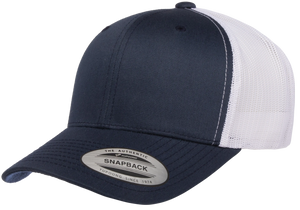 Navy Hat/White Mesh Back