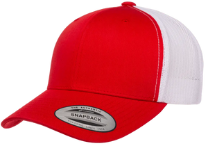 Red/White Mesh Back