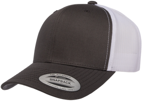 Charcoal Hat/White Mesh Back