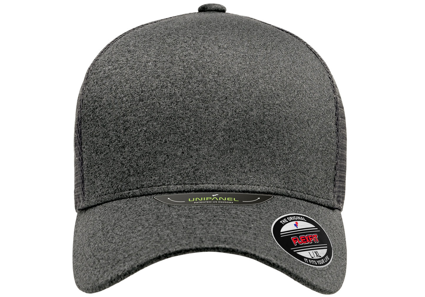Flexfit Unipanel Trucker Mesh Cap, Fused Front, Stretch Fit