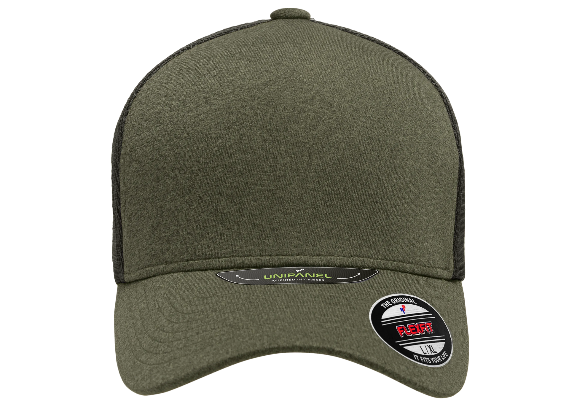 Flexfit Unipanel Trucker Mesh Cap, Fused Front, Stretch Fit