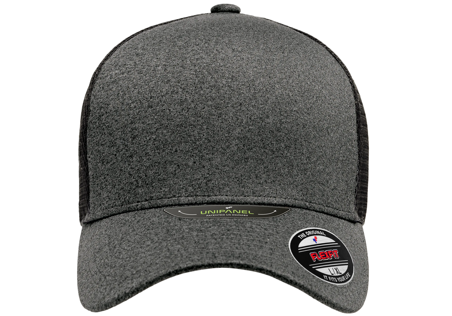 Flexfit Unipanel Trucker Mesh Cap, Fused Front, Stretch Fit