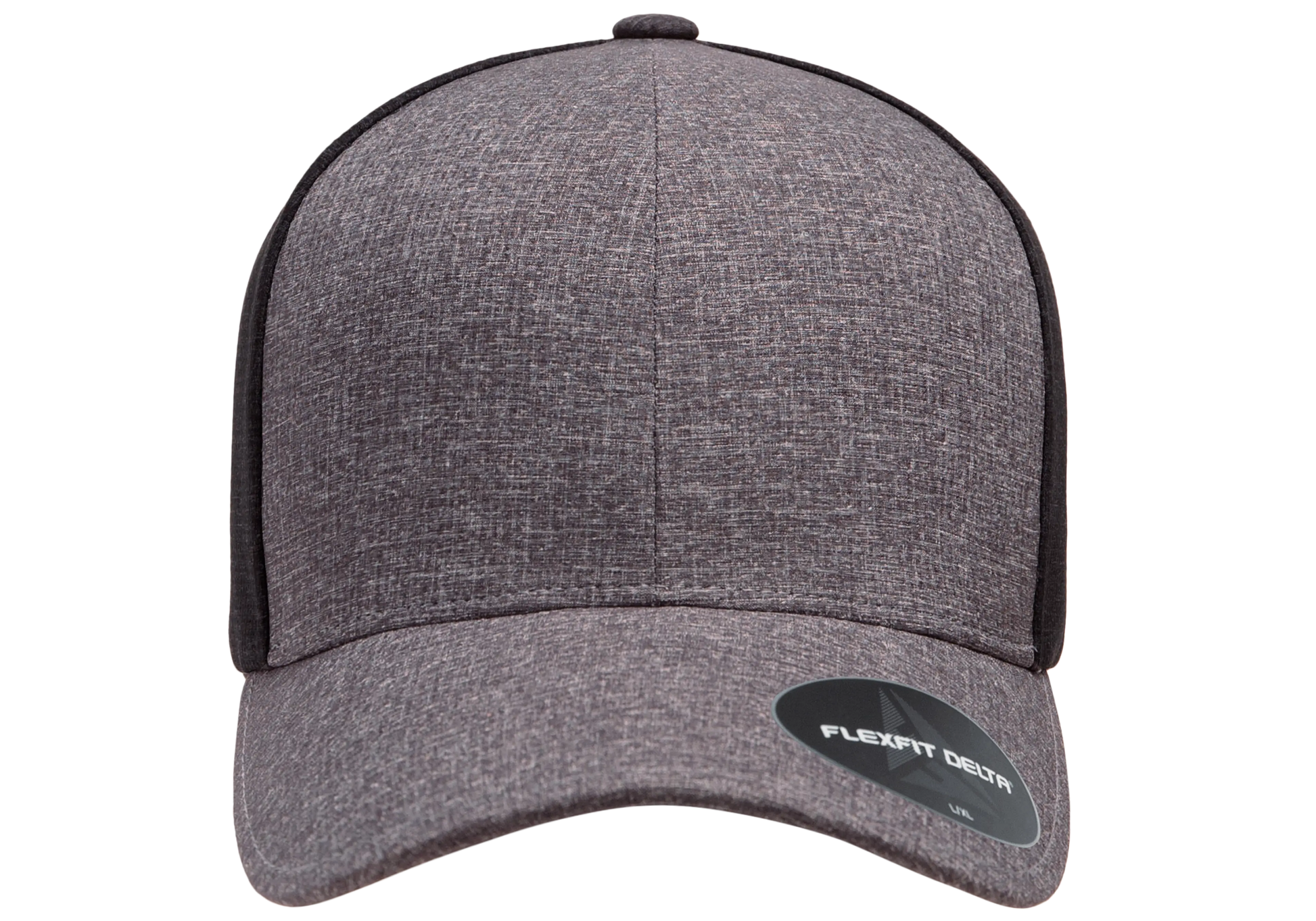 Flexfit Delta Carbon Cap - 2 Tone, Melange Blue/Melange Charcoal
