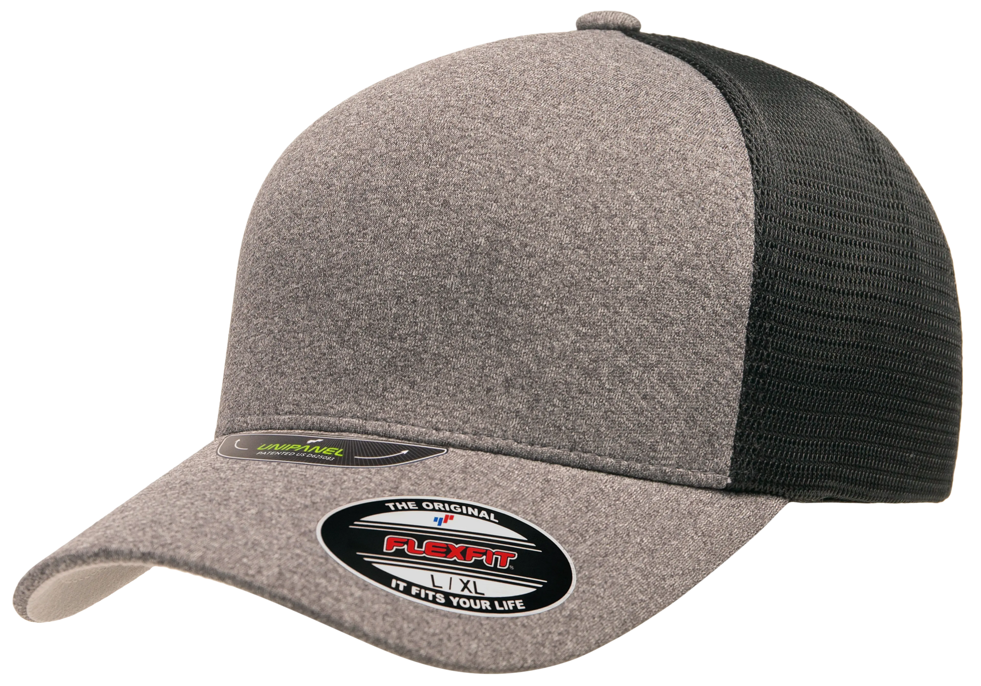 Flexfit Unipanel Trucker Mesh Cap, Fused Front, Stretch Fit