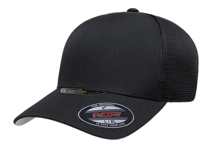 Flexfit Unipanel Trucker Mesh Cap, Fused Front, Stretch Fit
