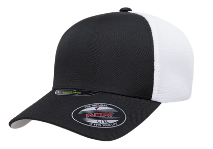 Flexfit Unipanel Trucker Mesh Cap, Fused Front, Stretch Fit