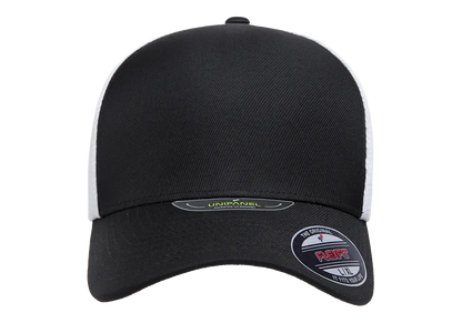 Flexfit Unipanel Trucker Mesh Cap, Fused Front, Stretch Fit