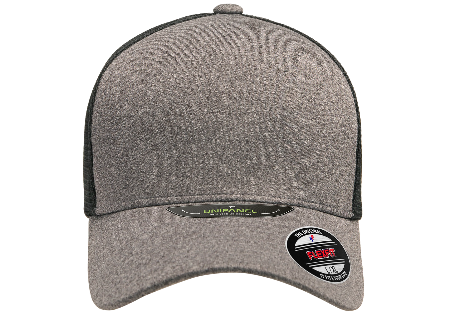 Flexfit Unipanel Trucker Mesh Cap, Fused Front, Stretch Fit