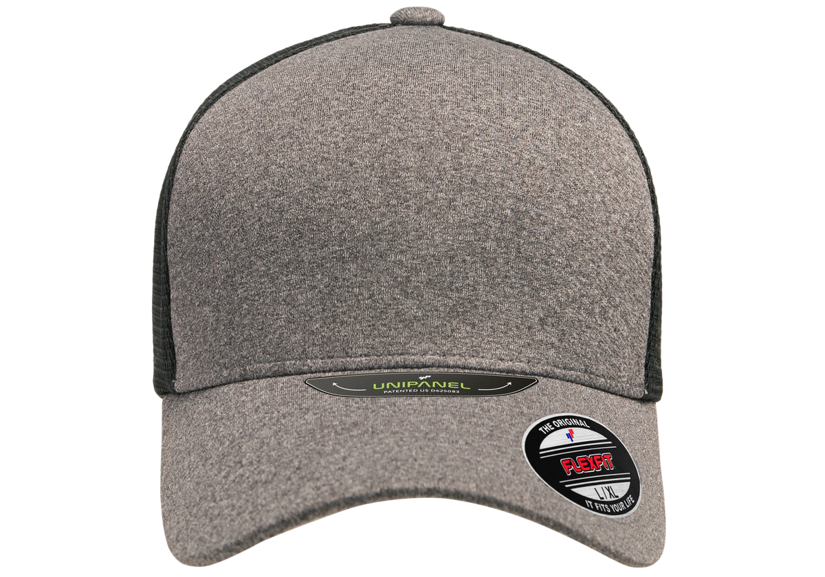 Flexfit Unipanel Trucker Mesh Cap, Fused Front, Stretch Fit