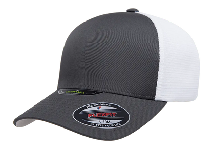 Flexfit Unipanel Trucker Mesh Cap, Fused Front, Stretch Fit