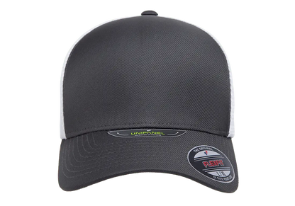 Flexfit Unipanel Trucker Mesh Cap, Fused Front, Stretch Fit