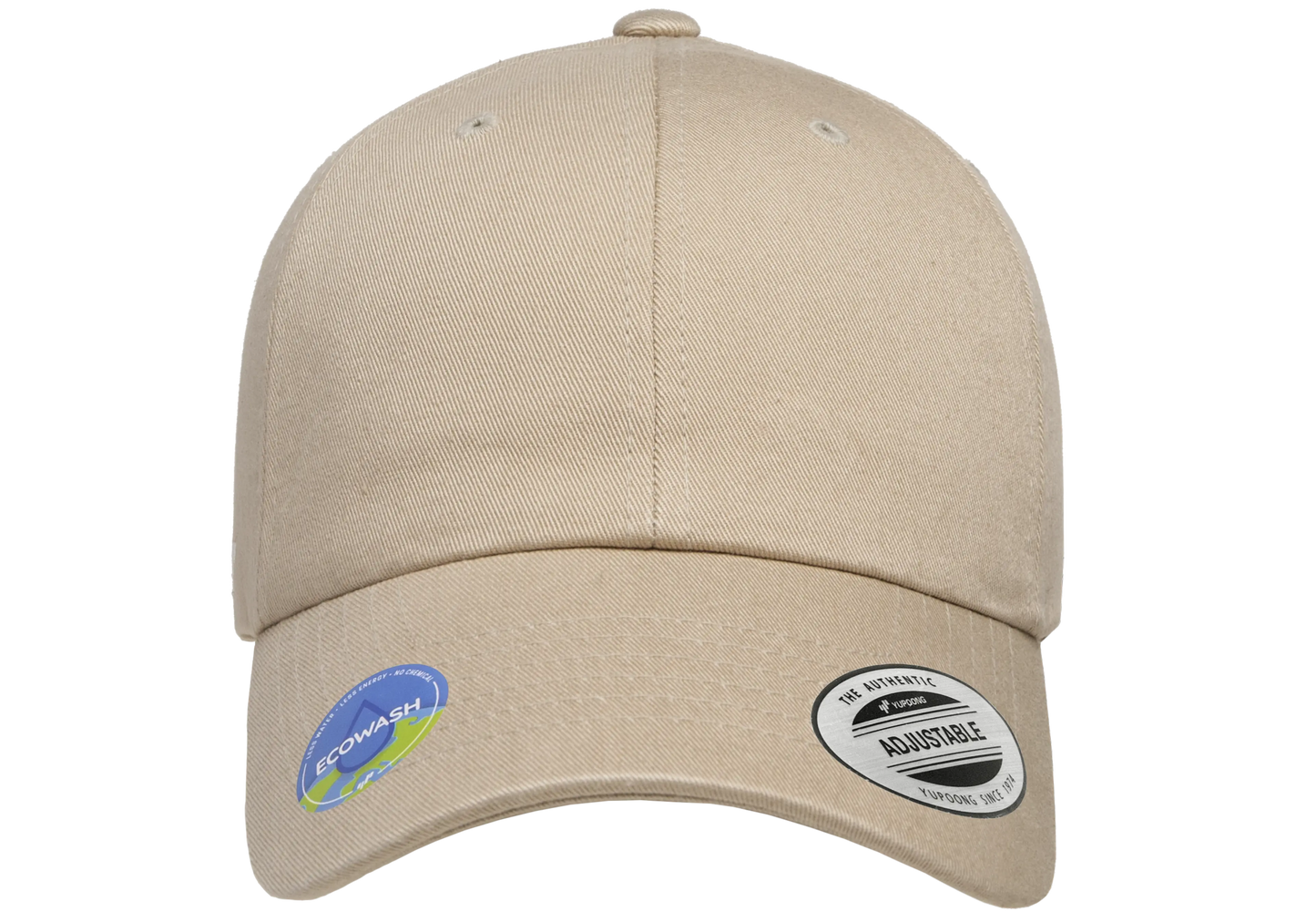 YP Classics Ecowash Dad Cap - Black