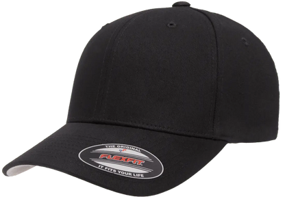Flexfit Cotton Twill Cap, 6-Panel Structured Fitted Hat