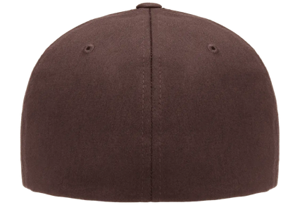 Flexfit Cotton Twill Cap, 6-Panel Structured Fitted Hat