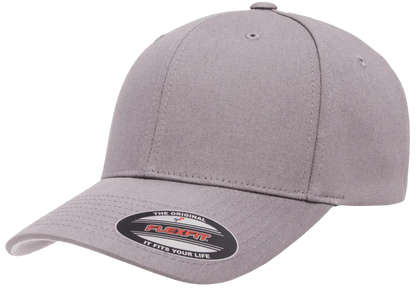 Flexfit Cotton Twill Cap, 6-Panel Structured Fitted Hat
