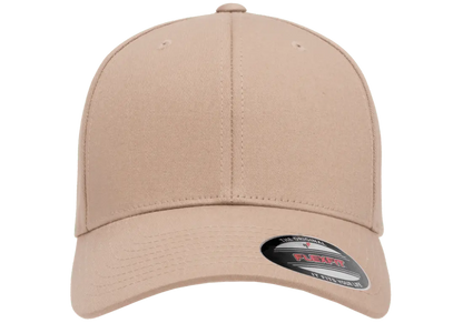 Flexfit Cotton Twill Cap, 6-Panel Structured Fitted Hat