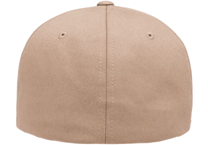 Flexfit Cotton Twill Cap, 6-Panel Structured Fitted Hat