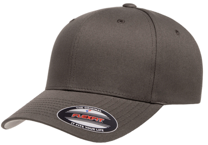Flexfit Cotton Twill Cap, 6-Panel Structured Fitted Hat