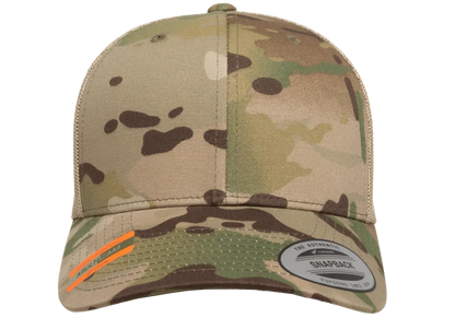 YP Classics Multicam Retro Trucker Cap