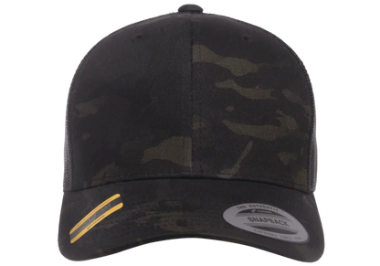 YP Classics Multicam Retro Trucker Cap