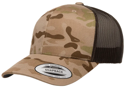 YP Classics Multicam Retro Trucker Cap