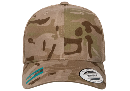 YP Classics Multicam Retro Trucker Cap