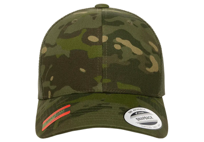 YP Classics Multicam Retro Trucker Cap