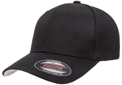 Flexfit Premium Wool Blend Fitted Cap | 6477-BK-SM