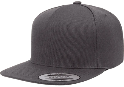 YP Classics Premium 5-Panel Snapback Cap Wool Blend