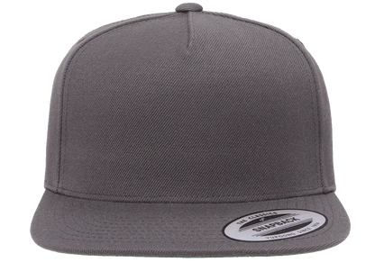 YP Classics Premium 5-Panel Snapback Cap Wool Blend