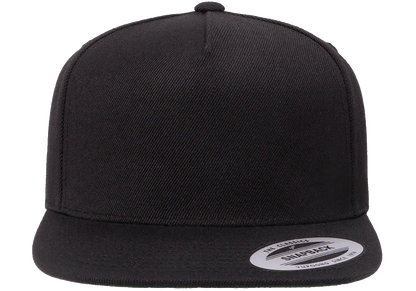 YP Classics Premium 5-Panel Snapback Cap Wool Blend