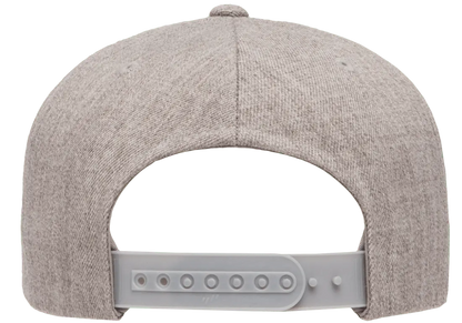 YP Classics Premium 5-Panel Snapback Cap Wool Blend