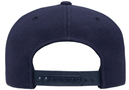 YP Classics Premium 5-Panel Snapback Cap Wool Blend