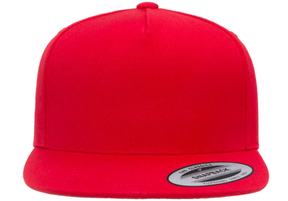 YP Classics Premium 5-Panel Snapback Cap Wool Blend