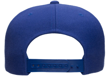 YP Classics Premium 5-Panel Snapback Cap Wool Blend