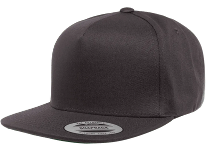 YP Classics 5-Panel Cotton Twill Snapback Cap