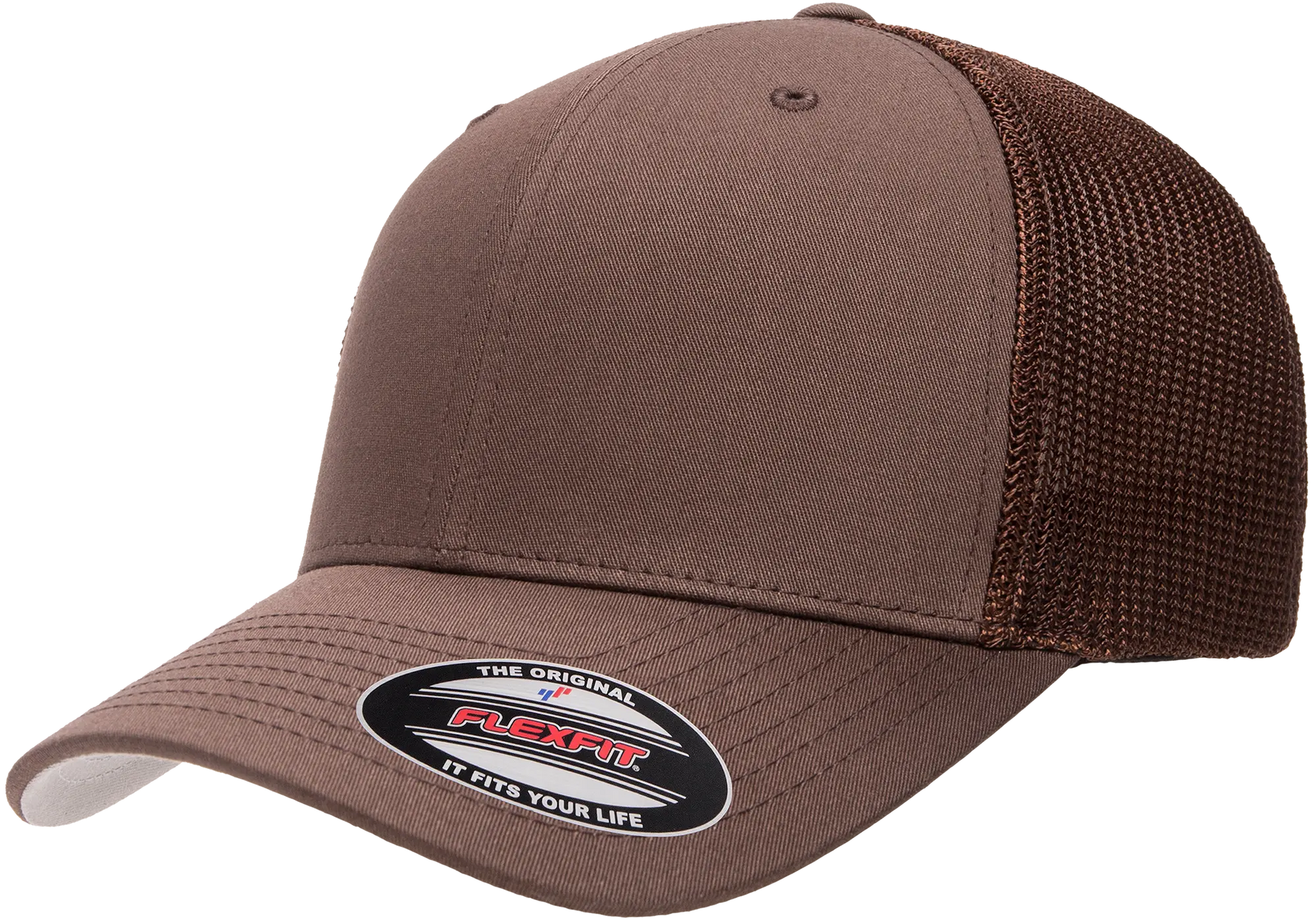 Flexfit Trucker Mesh Cap, Structured, Stretch-Fit