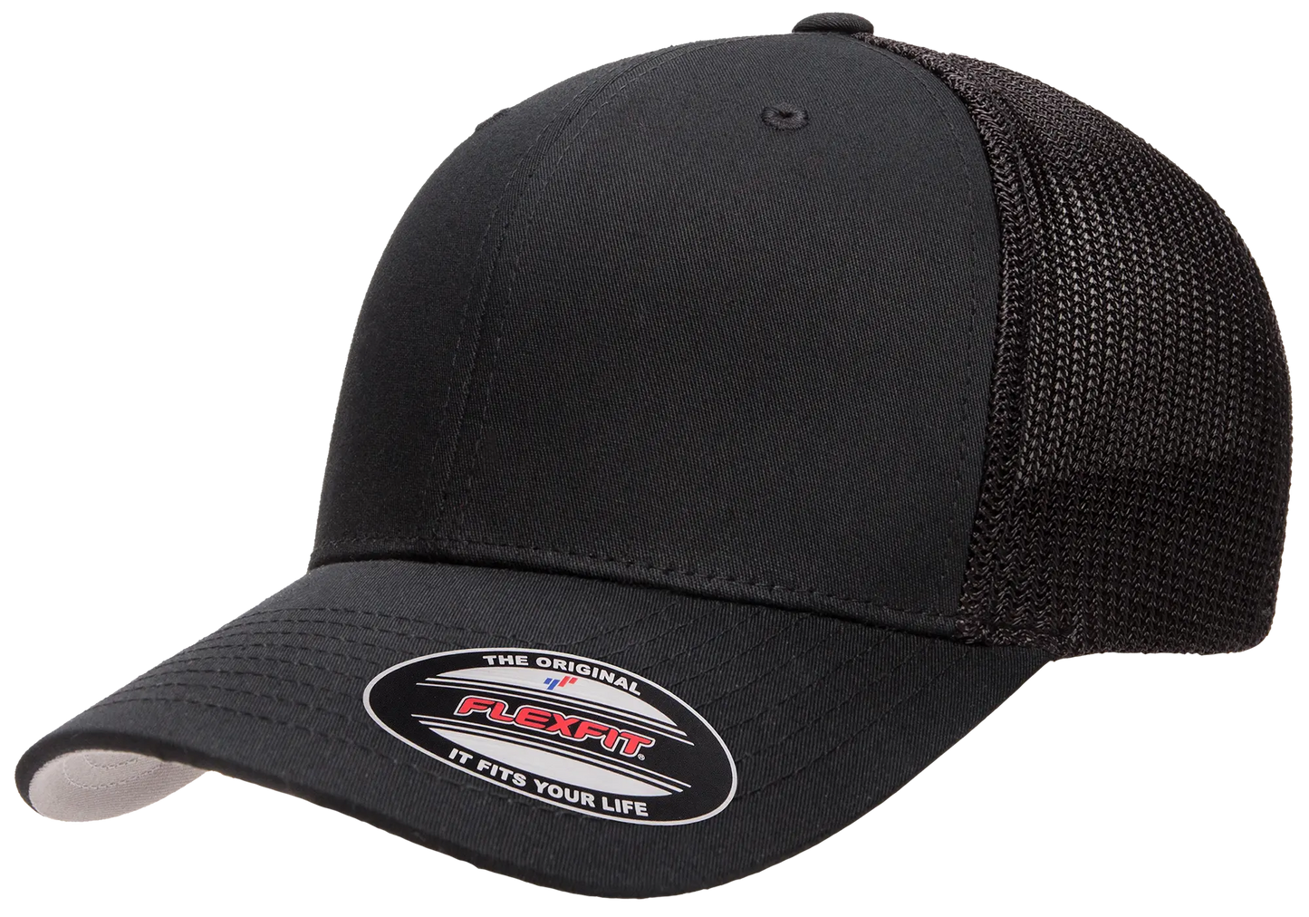 Flexfit Trucker Mesh Cap, Structured, Stretch-Fit