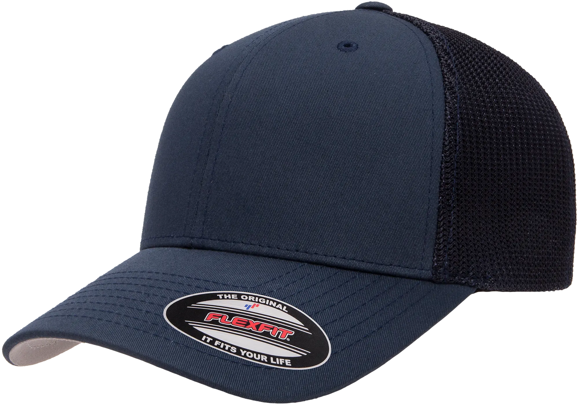 Flexfit Trucker Mesh Cap, Structured, Stretch-Fit