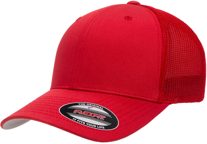 Flexfit Trucker Mesh Cap, Structured, Stretch-Fit