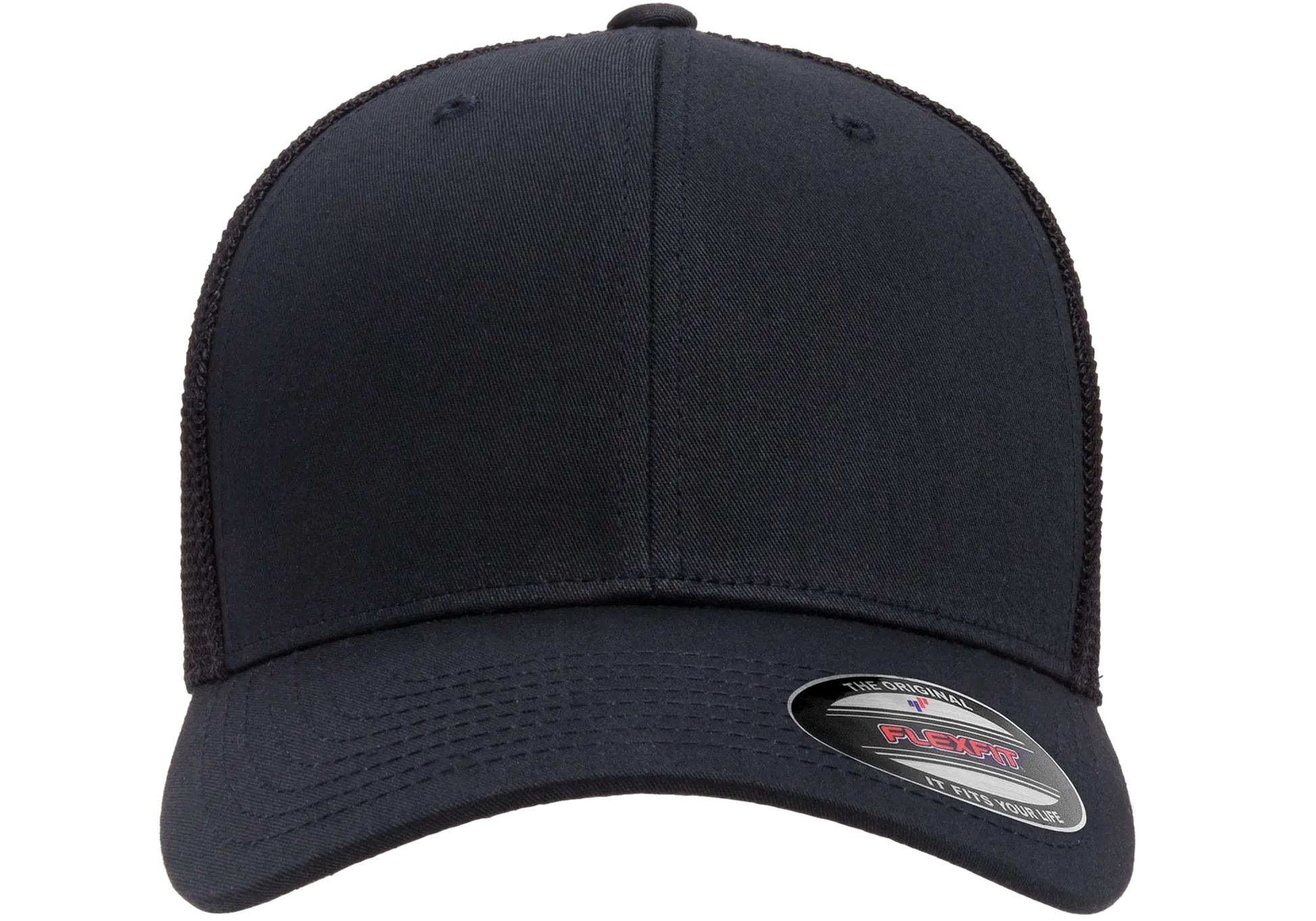 Flexfit Trucker Mesh Cap, Structured, Stretch-Fit