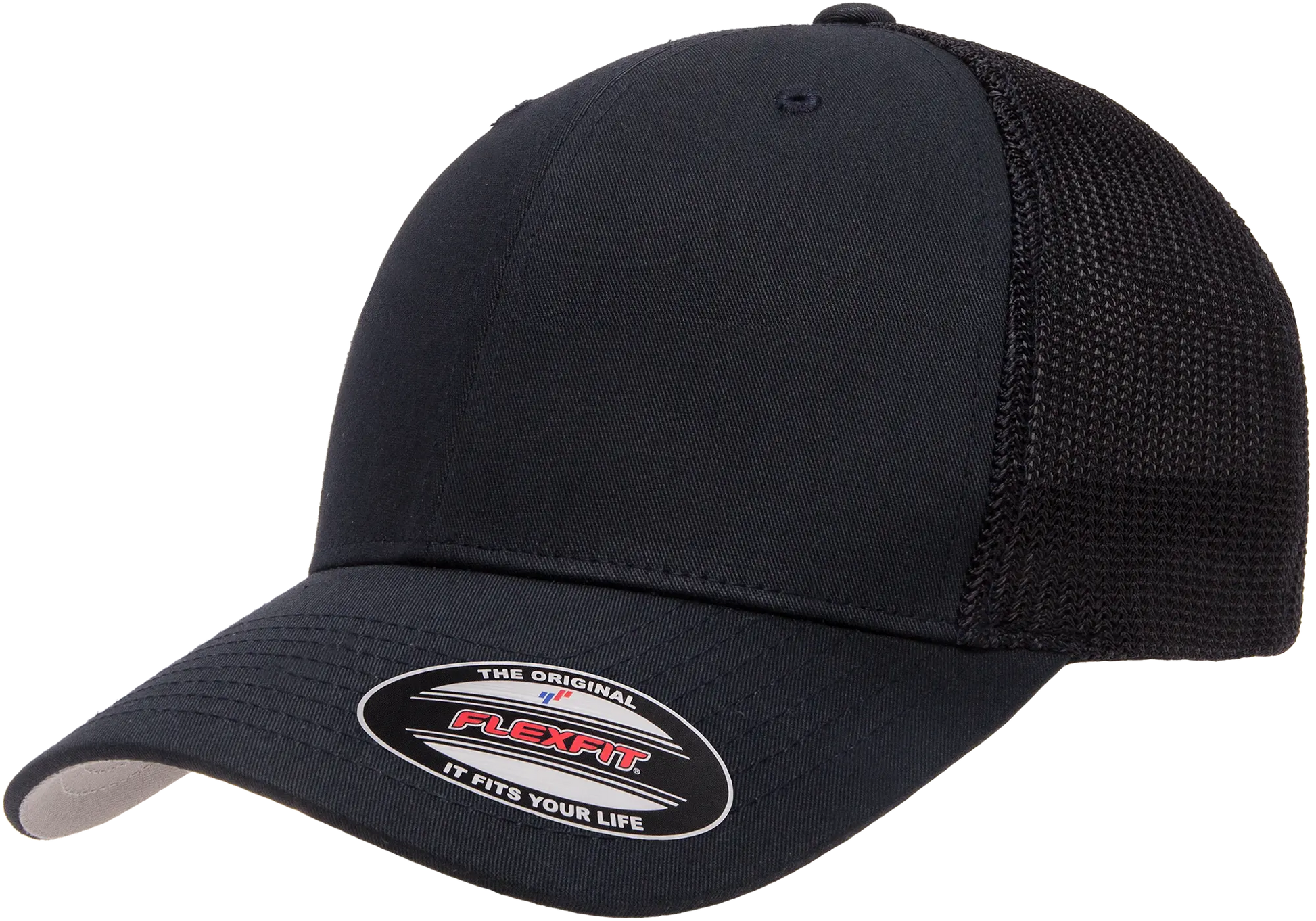 Flexfit Trucker Mesh Cap, Structured, Stretch-Fit