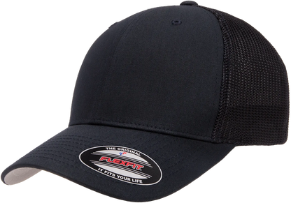 Flexfit Trucker Mesh Cap, Structured, Stretch-Fit