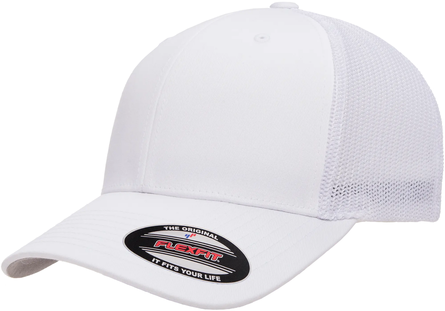 Flexfit Trucker Mesh Cap, Structured, Stretch-Fit