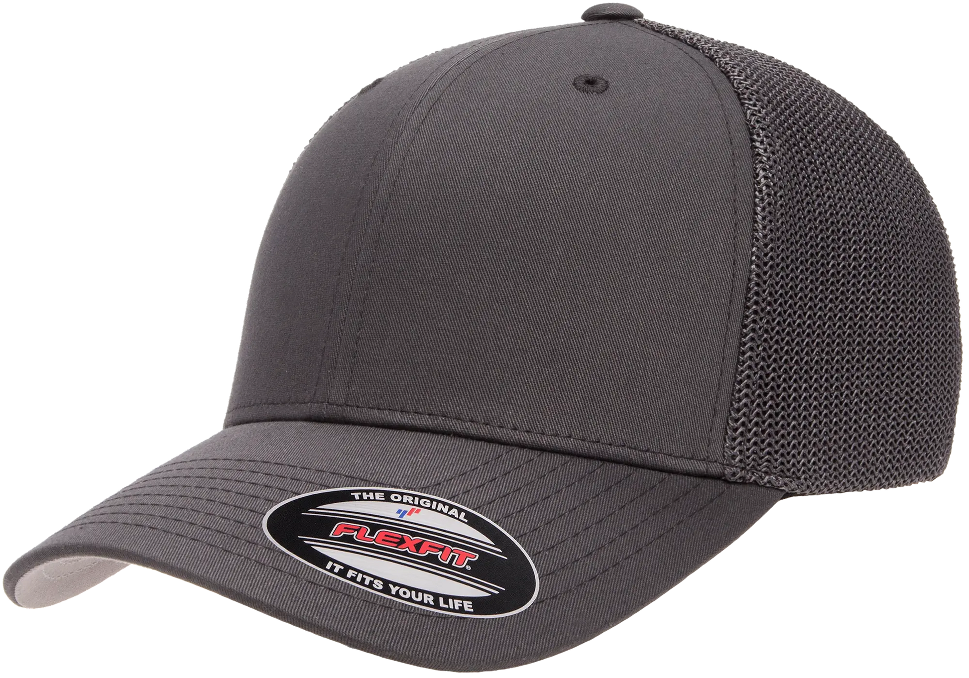 Flexfit Trucker Mesh Cap, Structured, Stretch-Fit