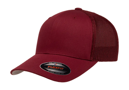 Flexfit Trucker Mesh Cap, Structured, Stretch-Fit