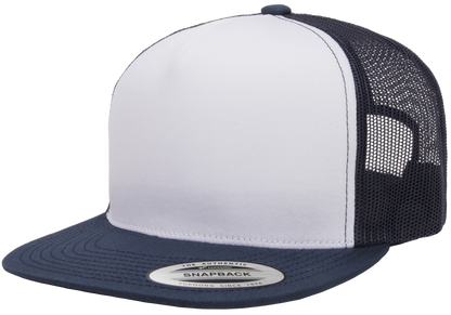 YP Classics Classic Trucker Cap - White Front Panel