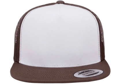 YP Classics Classic Trucker Cap - White Front Panel