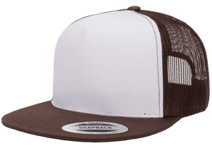 Brown Hat /White Front Panel
